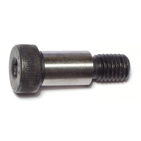 Midwest Fastener Shoulder Screw, 13 (Coarse) Thr Sz, 3/4 in Thr Lg, 1 in Shoulder Lg, Steel, 3 PK 71622
